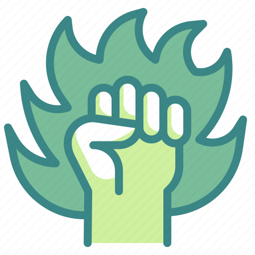 Fight, brave, protest, energy, hand icon - Download on Iconfinder