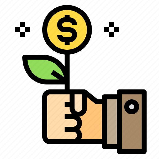 Cash, coin, gift, hand, money icon - Download on Iconfinder