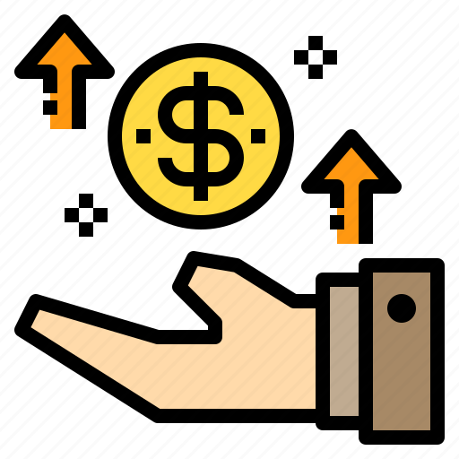 Business, coin, growth, hand, money icon - Download on Iconfinder