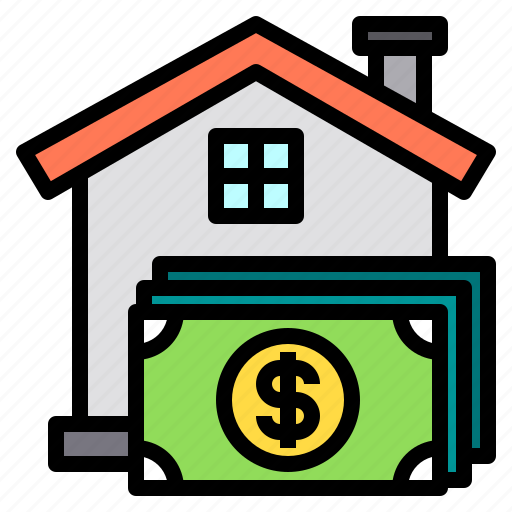 Cash, dollar, house, loan, money icon - Download on Iconfinder