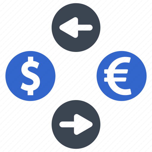 Currency, dollar, euro, exchange, money, transaction icon - Download on Iconfinder
