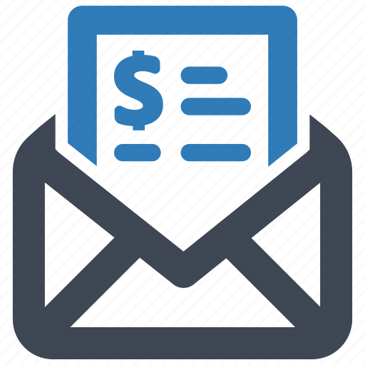Bill, invoice, payment, email, mail, receipt, letter icon - Download on Iconfinder