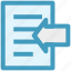 arrow, document, file, page, paper 