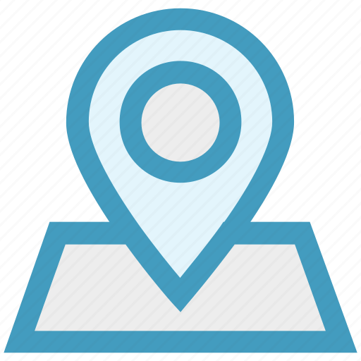 Direction, internet, location, map, map pin, navigation, pin icon - Download on Iconfinder