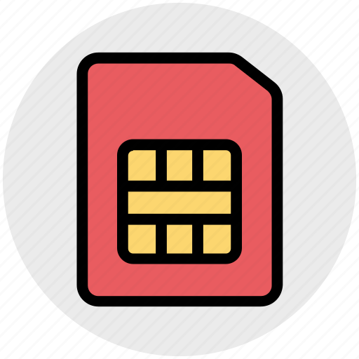 Card, chip, number, phone, phone sim, sim, simcard icon - Download on Iconfinder