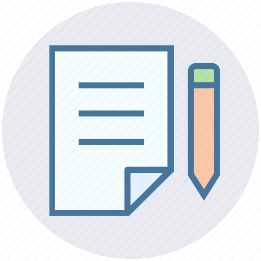 Document, edit, page, paper, pencil, sheet icon - Download on Iconfinder