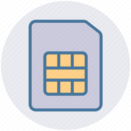 Card, chip, number, phone, phone sim, sim, simcard icon - Download on Iconfinder