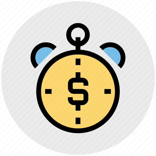 Dollar, measure, speed, stopwatch, timepiece, timer icon - Download on Iconfinder