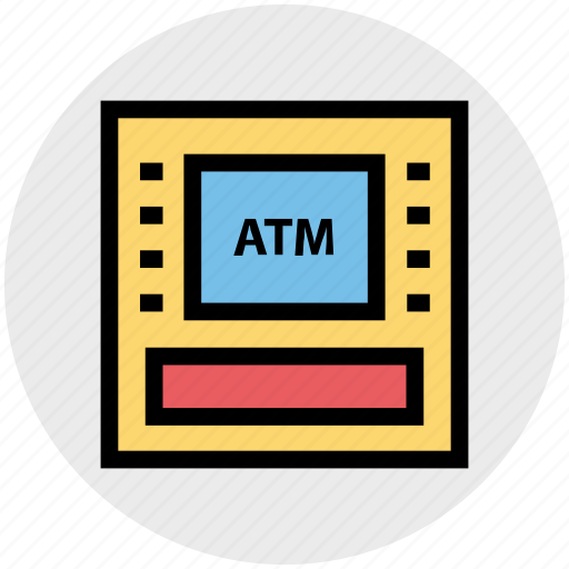 Atm, atm machine, bank, device, machine, money, money machine icon - Download on Iconfinder