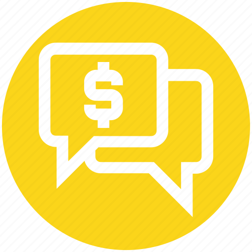 Chat, chat bubble, dollar, message, sale offer, sign, sms icon - Download on Iconfinder