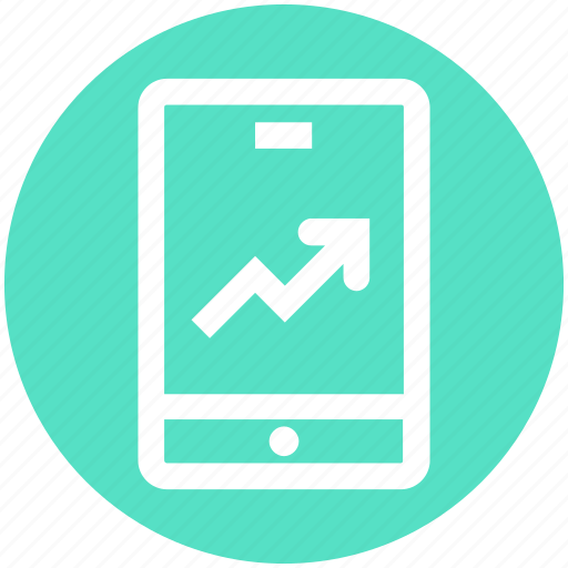Business, chart, growth, marketing, mobile, phone icon - Download on Iconfinder