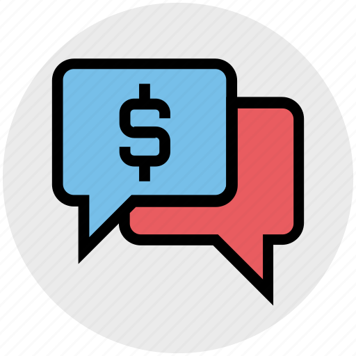 Chat, chat bubble, dollar, message, sale offer, sign, sms icon - Download on Iconfinder