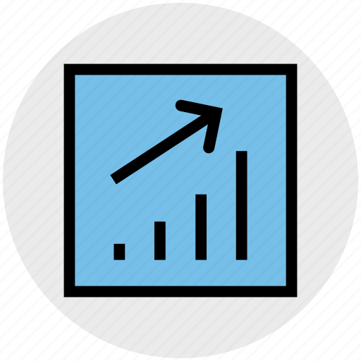 Arrow, box, business, chart, graph, result, up icon - Download on Iconfinder