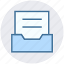 archive, directory, document, folder, paper, storage 