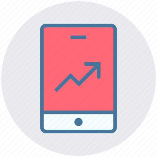 Business, chart, growth, marketing, mobile, phone icon - Download on Iconfinder