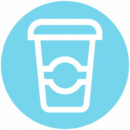 Beverage, coffee, coffee cup, drink, glass, paper, water icon - Download on Iconfinder