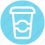 beverage, coffee, coffee cup, drink, glass, paper, water 