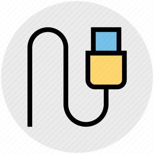 Cable, charger, computer cable, connection, data, energy, usb icon - Download on Iconfinder