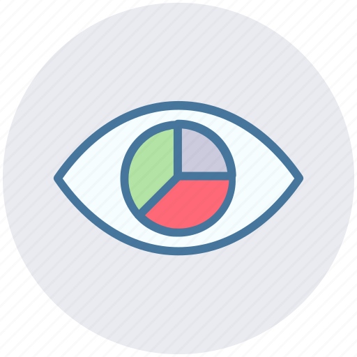 Analysis, analytics, chart, data, eye, graph, vision icon - Download on Iconfinder