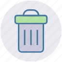 bin, delete, dustbin, garbage, remove, trash, trashcan