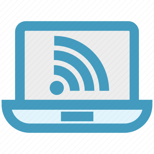 Configuration, connection, laptop, network, signal, wifi icon - Download on Iconfinder