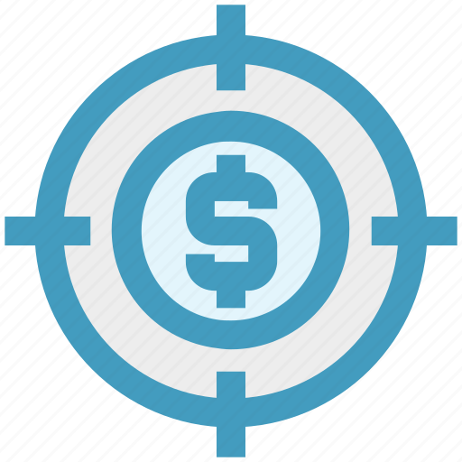 Business, coin, dollar, goal, marketing, target, targeting icon - Download on Iconfinder