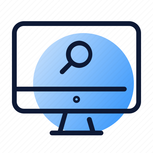 Looking glass, mac, market, online, research icon - Download on Iconfinder