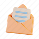envelope, mail, letter, message, document, communication 