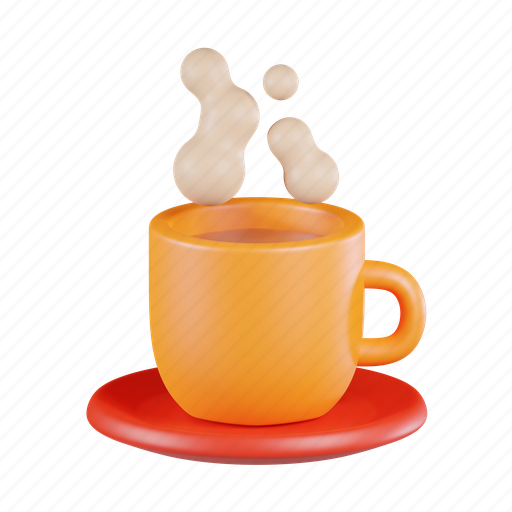 Coffee, mug, beverage, drink, glass 3D illustration - Download on Iconfinder