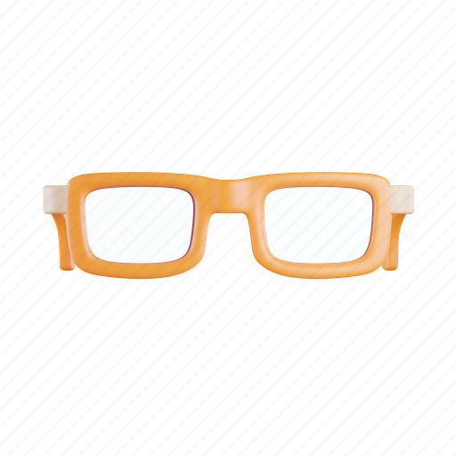 Fashion, style, eyeglasses, glasses, spectacles, optical, accessories 3D illustration - Download on Iconfinder