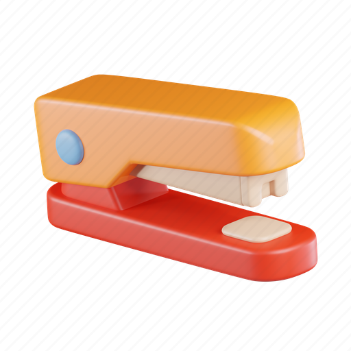 Stapler, stationery, staple, clip, office, tool 3D illustration - Download on Iconfinder
