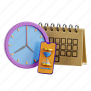 time, management, time management, business operations, efficiency, 3d icon, 3d illustration, 3d render 