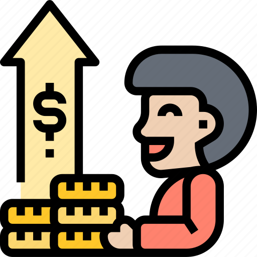 Profit, investment, financial, saving, income icon - Download on Iconfinder