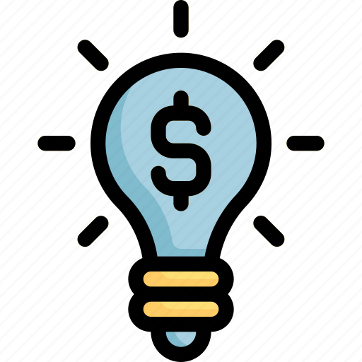 Bulb, creativity, dollar, idea, light icon - Download on Iconfinder