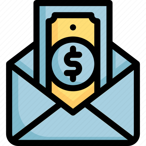 Bill, dollar, email, envelope, letter, message icon - Download on Iconfinder