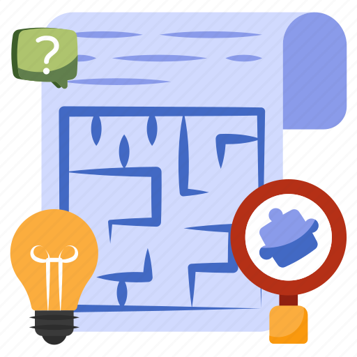 Creative labyrinth, creative maze, innovative labyrinth, innovative maze, tangle icon - Download on Iconfinder