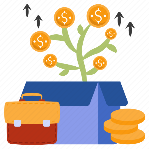 Dollar plant, money plant, investment growth, economy growth, business growth icon - Download on Iconfinder