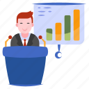 business conference, business presentation, graphical representation, infographic, statistics