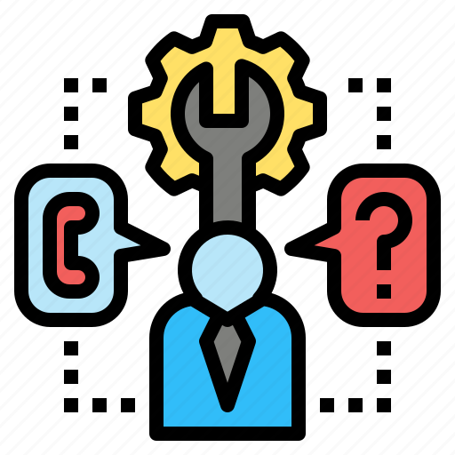 Aid, assistant, help, information, operator, service, support icon - Download on Iconfinder