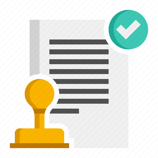 Approved, check, document, folder icon - Download on Iconfinder