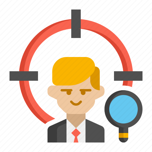 Head, hunting, interview, target icon - Download on Iconfinder