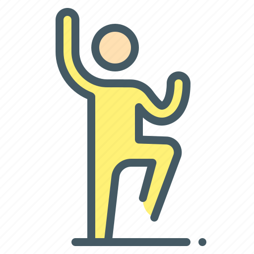 Human, man, person, shaolin, stand, yoga icon - Download on Iconfinder