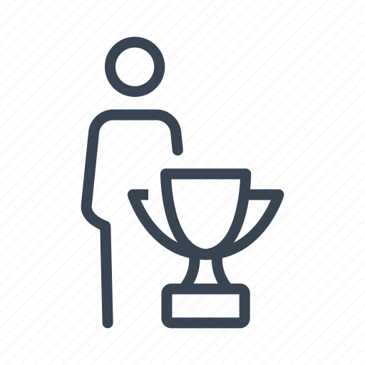 Business, man, award, cup, trophy, winner, prize icon - Download on Iconfinder