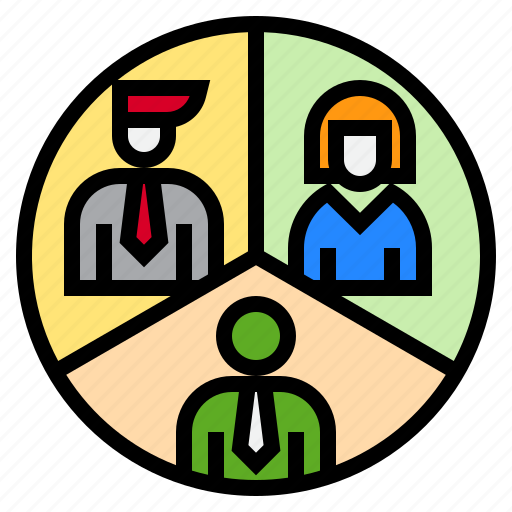 Segment, person, people, business, worker icon - Download on Iconfinder