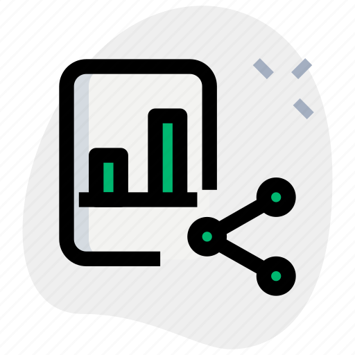 Bar, chart, paper, share, business, performance icon - Download on Iconfinder
