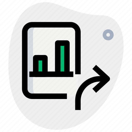 Bar, chart, turn, right, business, performance icon - Download on Iconfinder