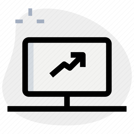 Computer, chart, up, business, performance icon - Download on Iconfinder