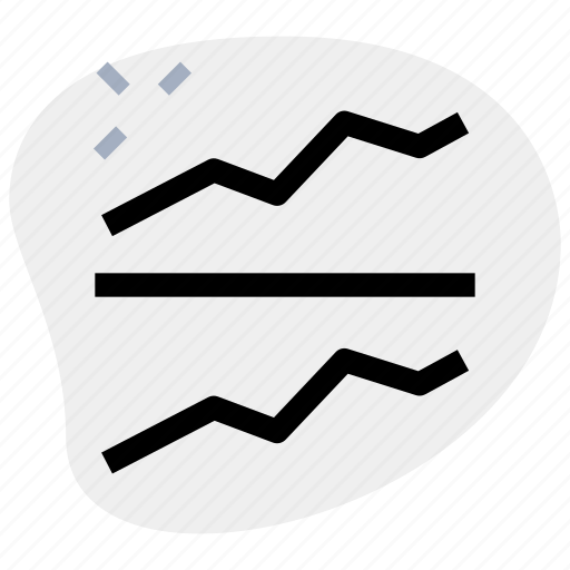 Double, point, chart, business, performance icon - Download on Iconfinder