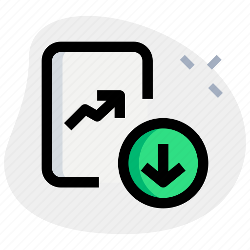 Chart, paper, down, business, performance icon - Download on Iconfinder