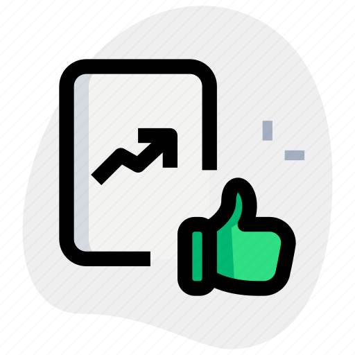 Chart, paper, like, business, performance icon - Download on Iconfinder